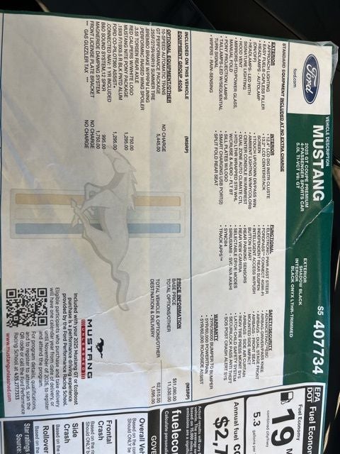 2025 Ford Mustang GT Premium